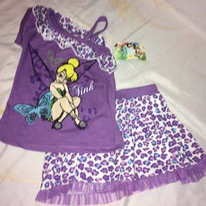 Disney Tinkerbell 2pc. Outfit Size 4T NWT